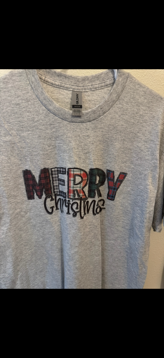 Large Ash Merry Christmas