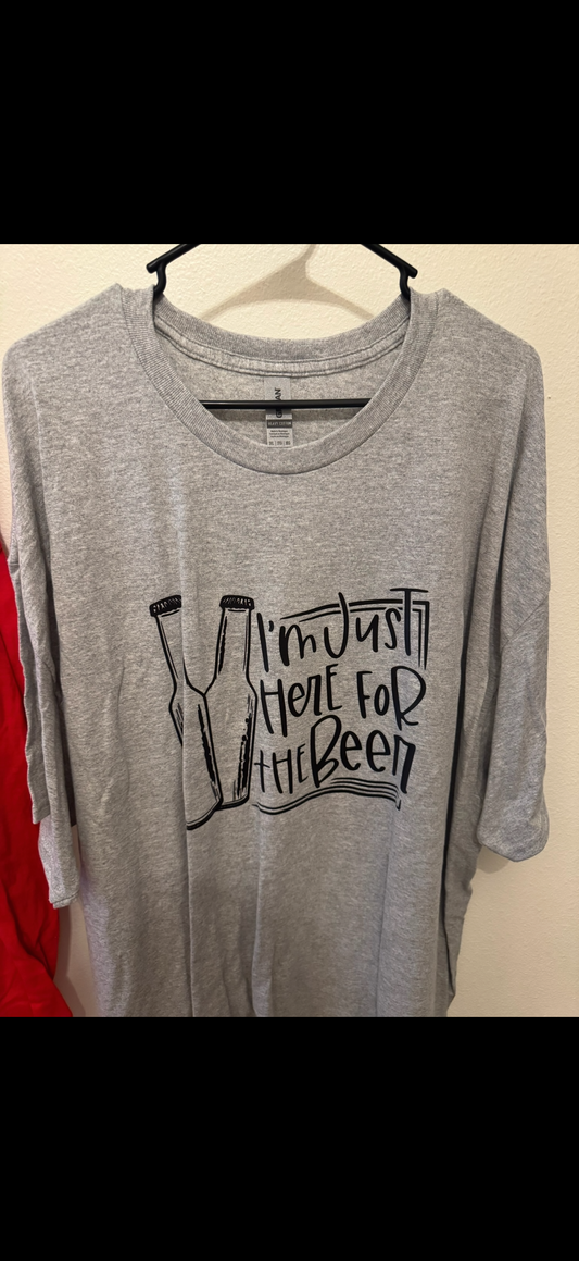Sport Gray 3XL Just here for beer