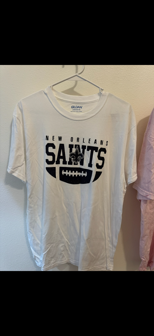 White Large New Orleans Saints