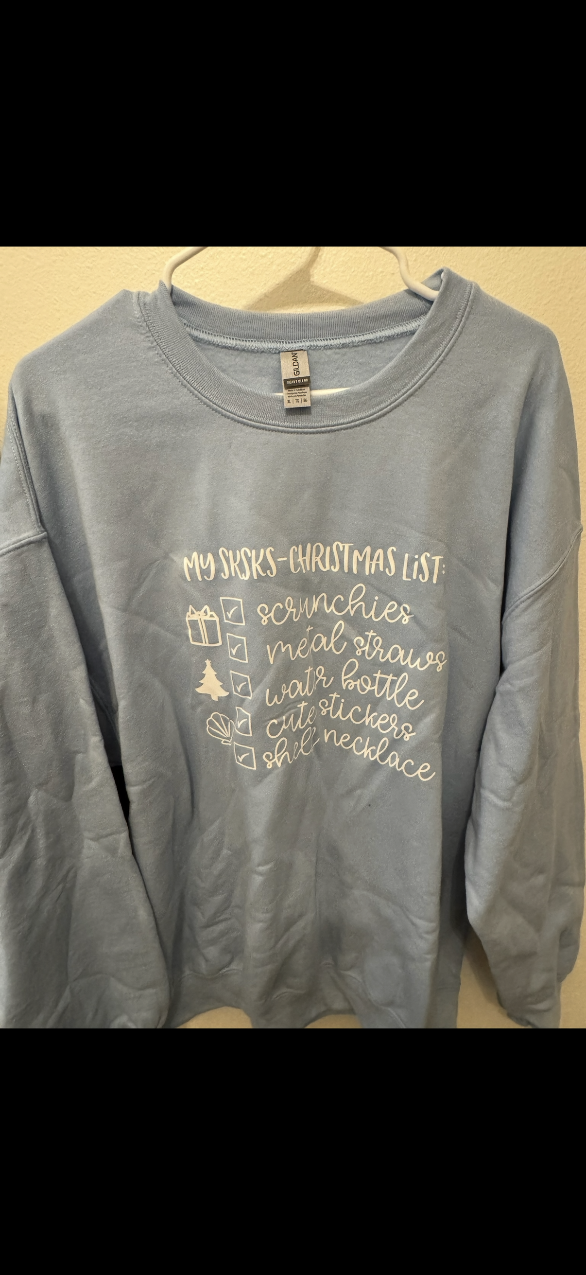 Blue XL My Sksks Christmas Sweatshirt