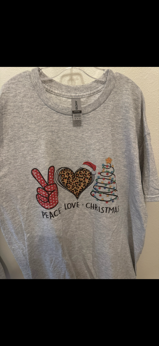 Ash Medium Peace, Love, Christmas