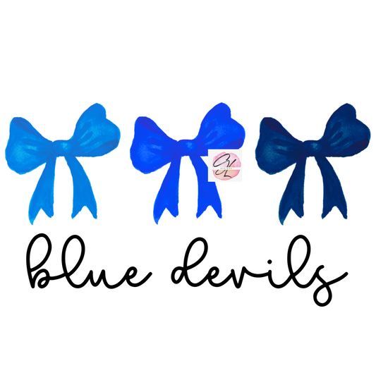 Blue Devil Bows