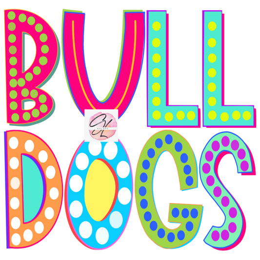 Colorful Bulldogs