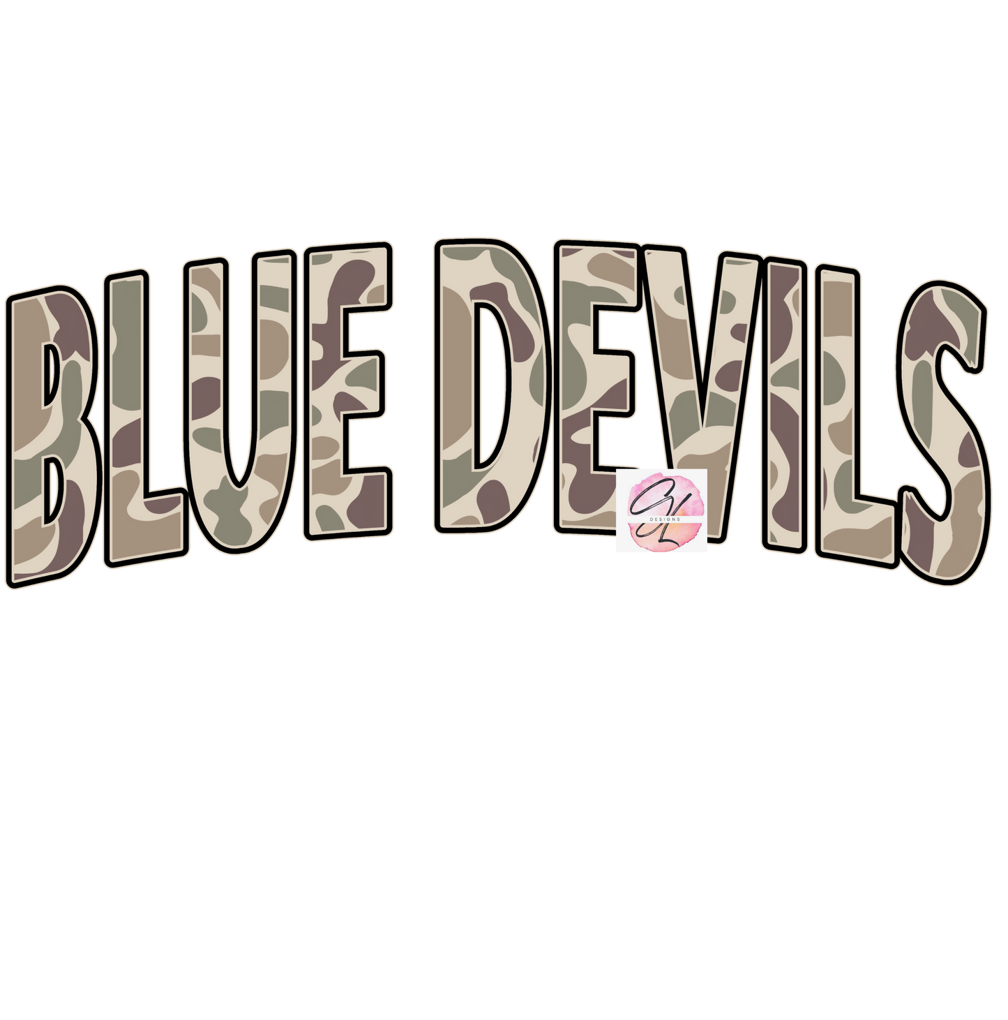 Camo Blue Devils