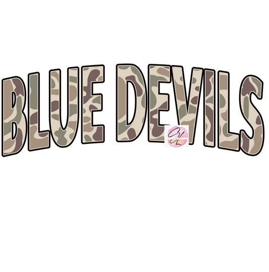 Camo Blue Devils