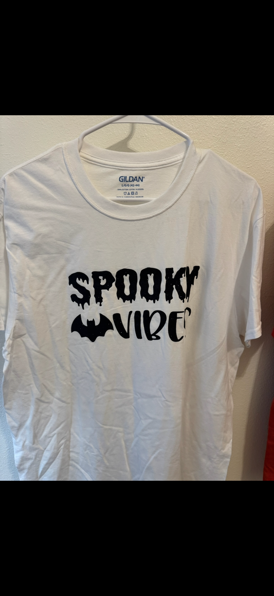 White Large Spooky Vibes