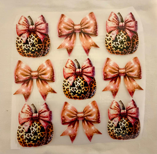 Leopard/Pumpkin/Bow