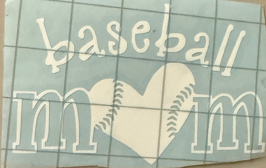 Baseball Mom Decal