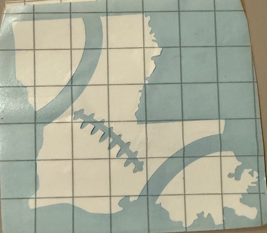Louisiana Football Decal