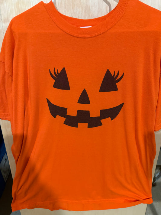 Orange 2XL Pumpkin Face