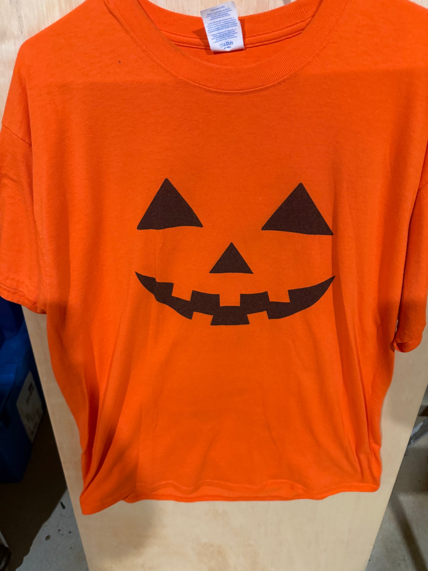 Orange XL Pumpkin Face