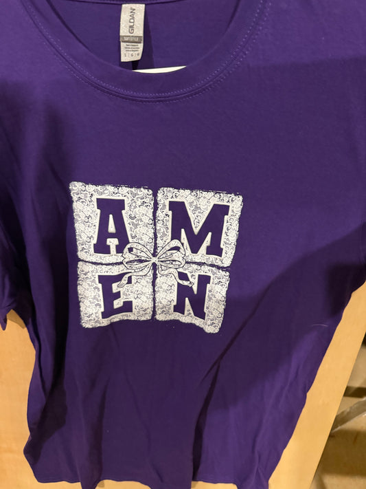 Purple Large Lace Amen
