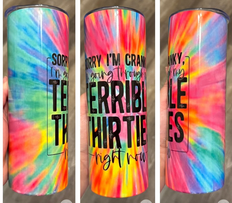 20oz Cranky Terrible Thirties