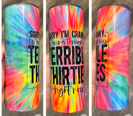 20oz Cranky Terrible Thirties