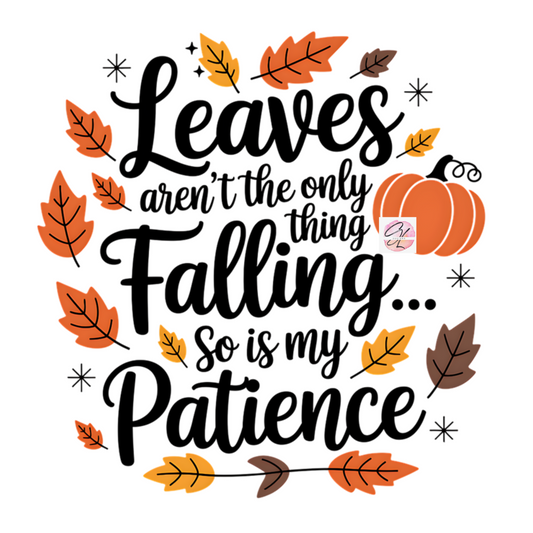 Leaves aren't the only thing falling