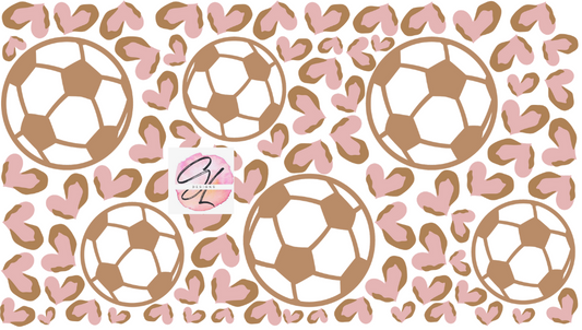 Leopard Soccer Hearts