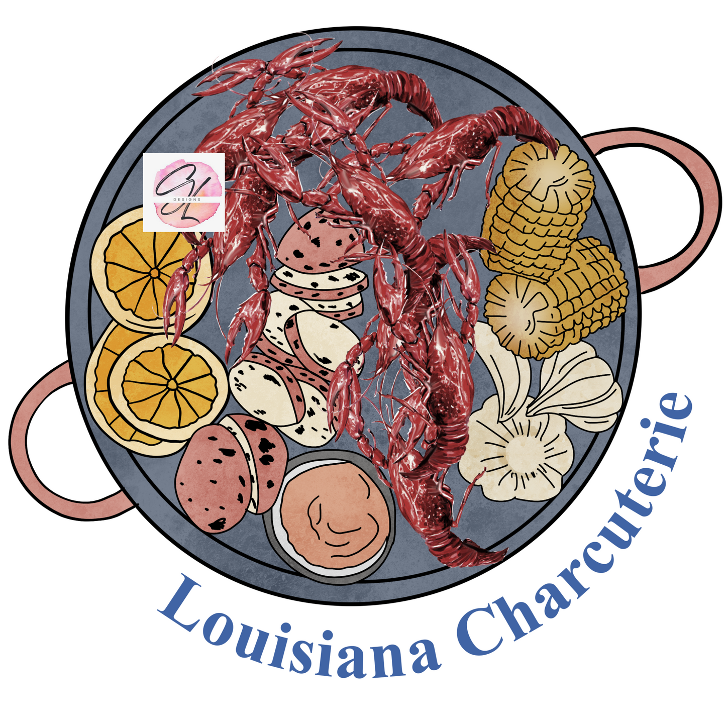 Louisiana Charcuterie Crawfish Plate