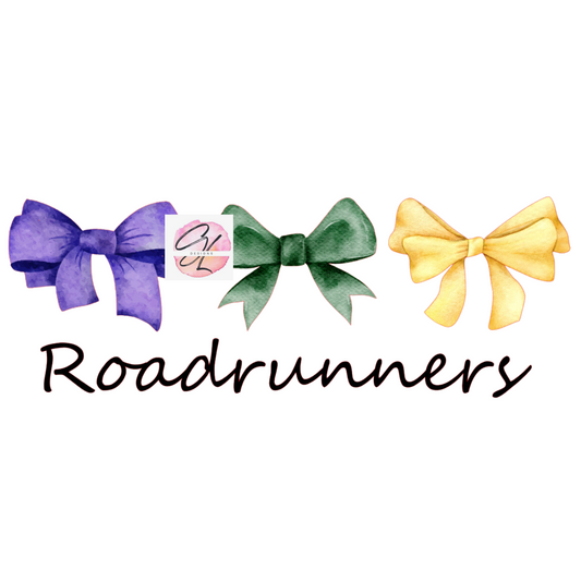 Roadrunners Mardi Gras Bows