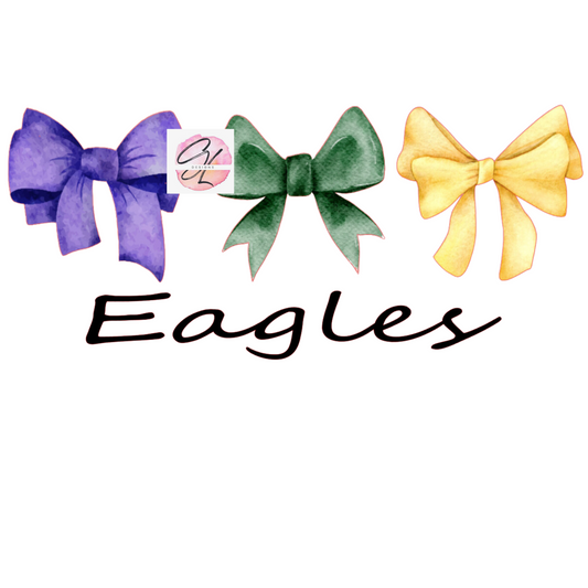 Southside Eagles Mardi Gras Bows
