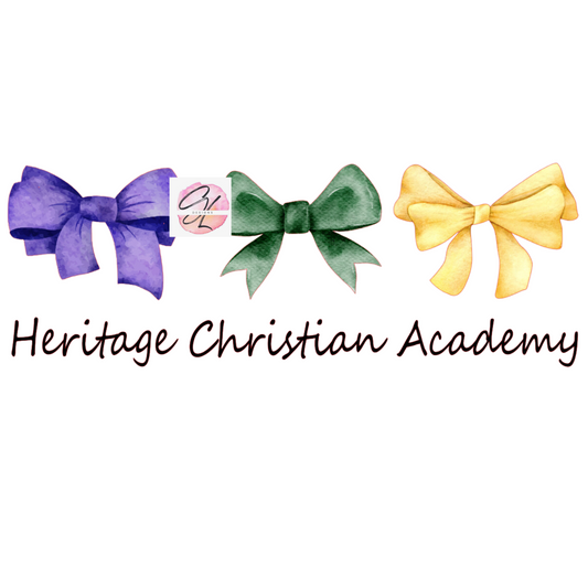 Heritage Christian Academy Mardi Gras Bows