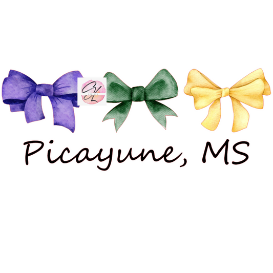 Picayune, MS Mardi Gras Bows