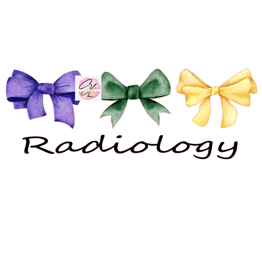 Radiology Mardi Gras Bows
