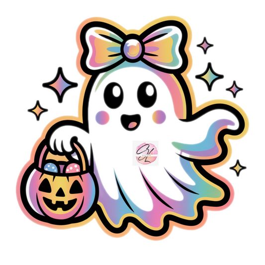 Retro Neon Ghost