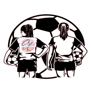 Personalized Girl Soccer Design