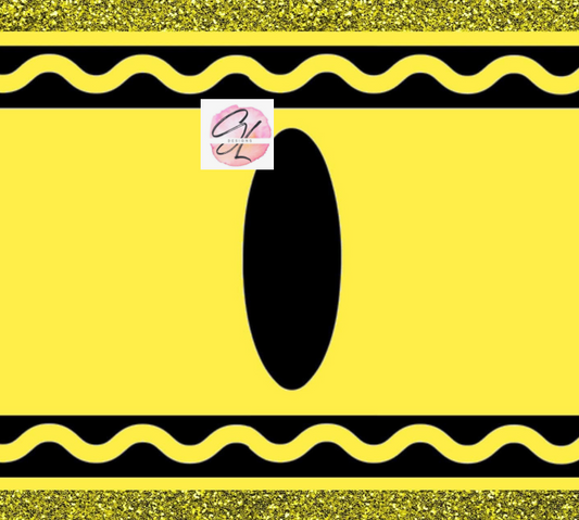 Custom Yellow Crayon